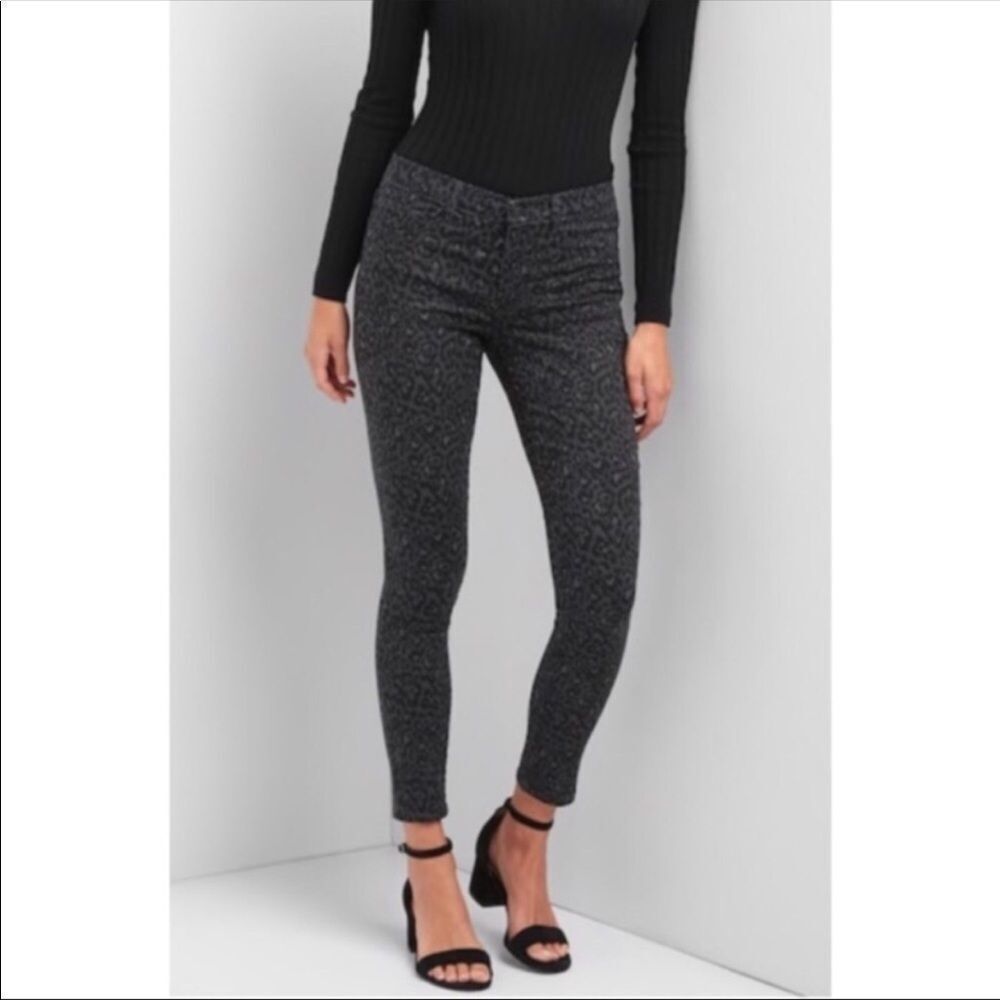 Gap Denim Cheetah Print Skinny Legging Jeans Sz 6